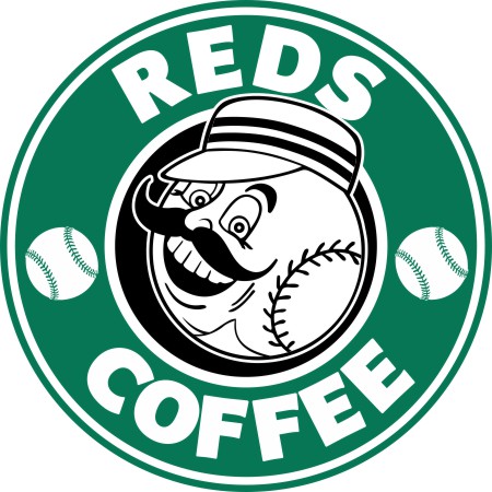 Cincinnati Reds Starbucks Coffee Logo vinyl decal